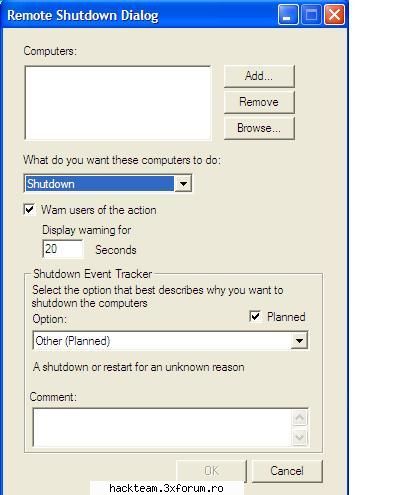 shutdown pe retea - despre asta vb ce setari trebuiesc facute aici ? - Windows - Hacking !